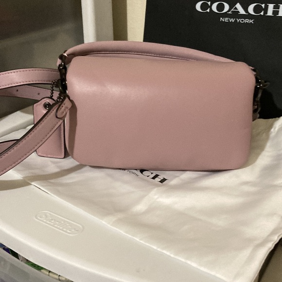 Coach Tabby 18 Iced Purple Pillow Leather shoulder bag - Picture 4 of 16